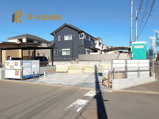 阿見町アウトレット北第3　新築戸建て　1号棟の外観|2026年5月完成予定！近隣の同仕様完成物件をご見学いただけます♪