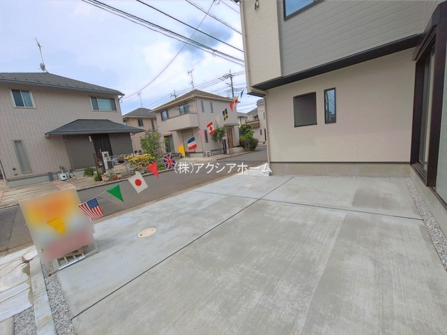 所沢市東狭山ケ丘3丁目・全5棟　新築一戸建　1号棟の駐車場|2026年4月24日撮影