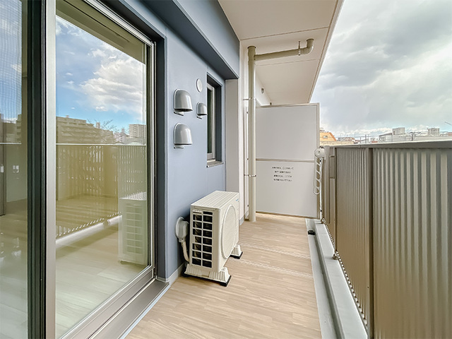 フロンティアレジデンス錦糸公園のバルコニー|※写真は同タイプ住戸です。