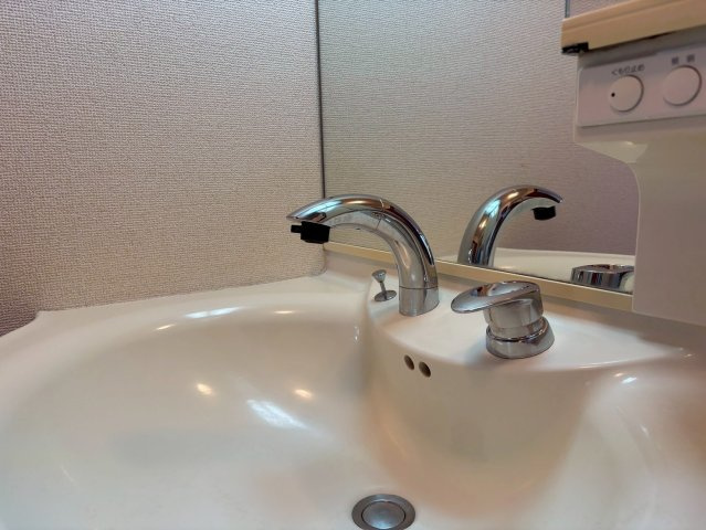 マウントヒルズの洗面所|コンパクトで使いやすい洗面所