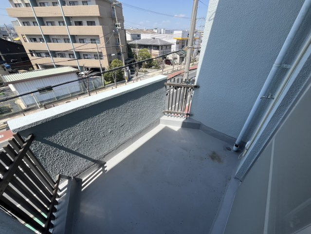 水畑マンションのバルコニー|広々としたバルコニーです