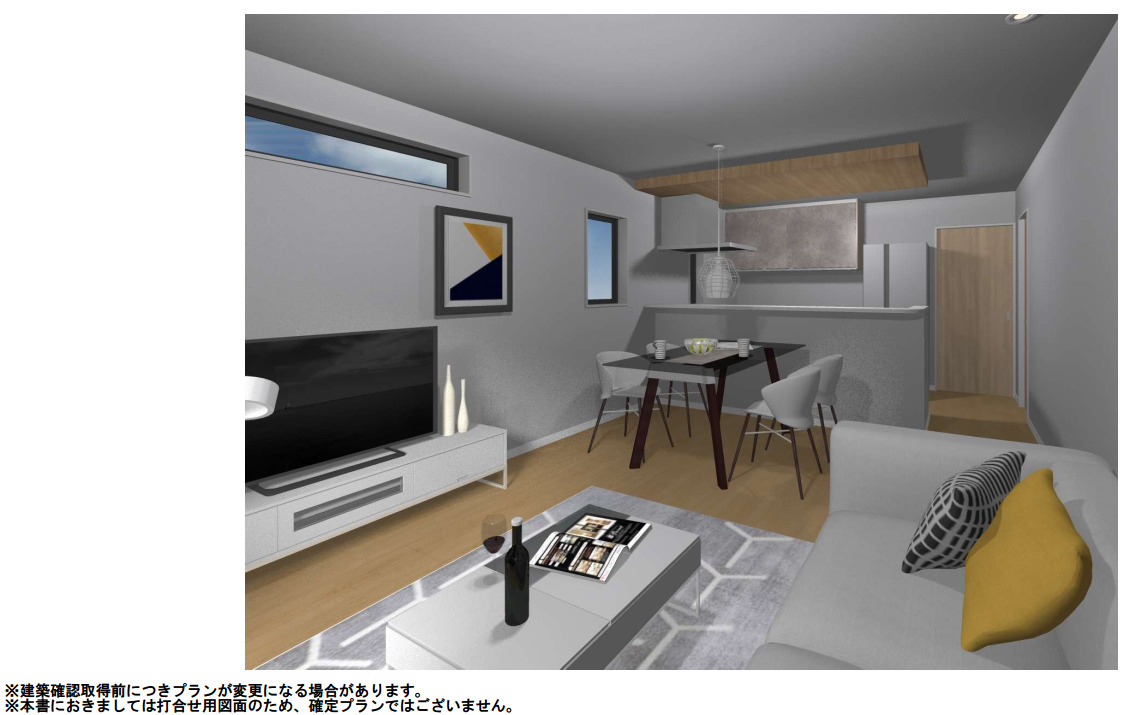 狭山市南入曽　建築条件付売地の完成予想図|参考プランのイメージです！
期間限定でフリープランとなっております！