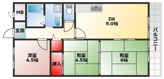 【間取り】 | ヤマダマンション