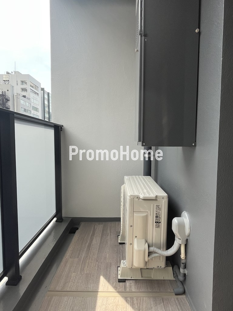 ジオエント秋葉原のバルコニー