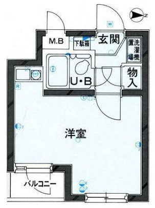 イクス中野の間取り