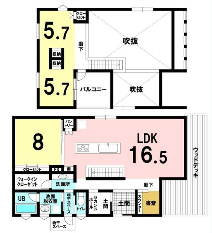 【中古戸建】伊勢崎市南千木町の間取り|■間取り図｜敷地面積:335.44（約101.47坪）　建物面積：111.78（約33.81坪）