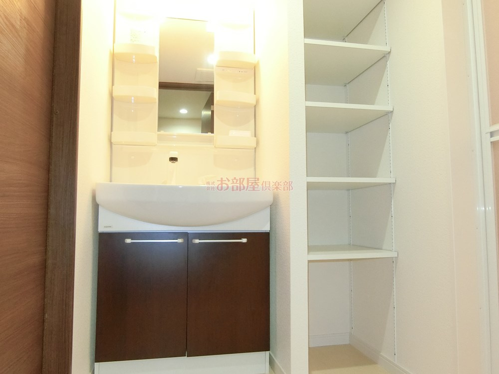 works KRMの洗面所|スペースが確保できる洗面所です