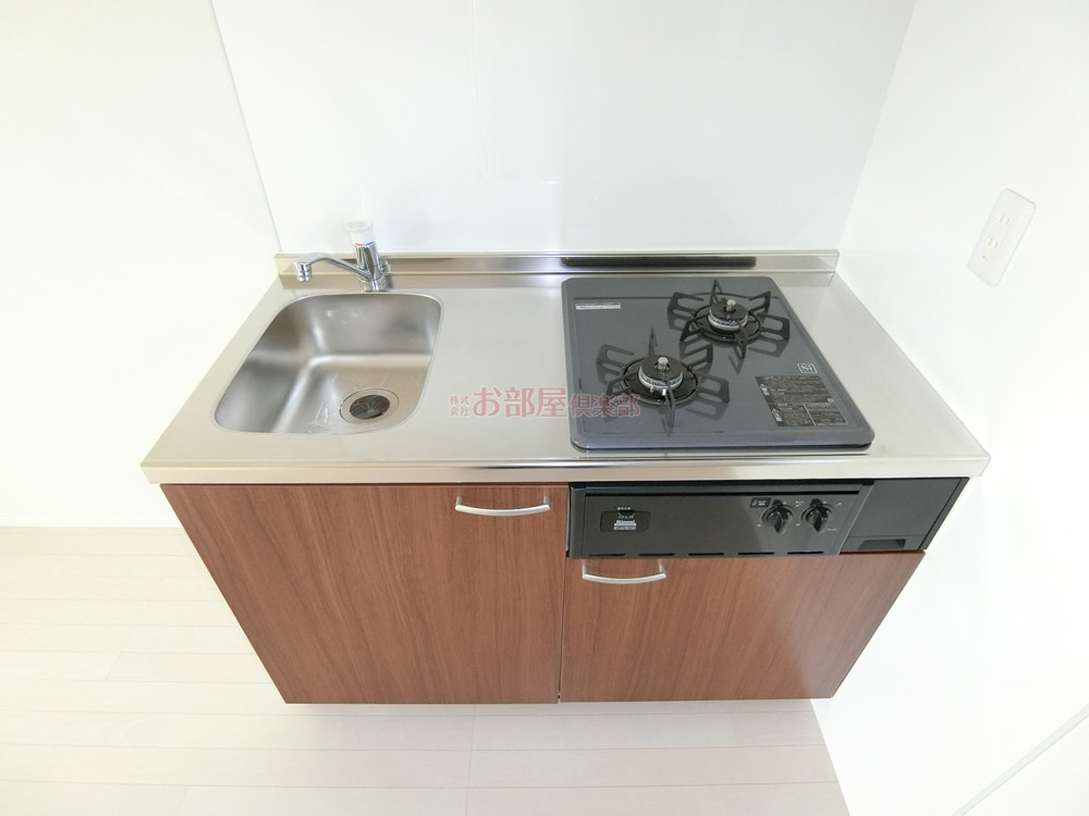 works KRMのキッチン|2口コンロのシステムキッチンです