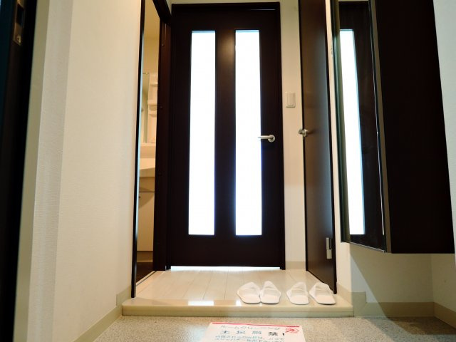 フェアソレイユの玄関