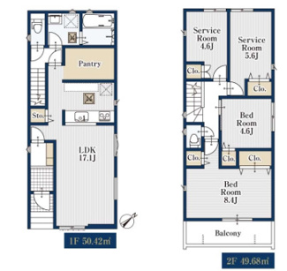  | 【名古屋市緑区小坂2丁目206新築戸建2号棟】✨️仲介手数料無料✨️小坂小学校・滝ノ水中学校