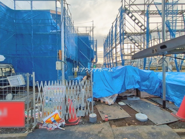 所沢市東狭山ケ丘3丁目・全５棟　新築一戸建　2号棟の外観|現地写真　2026年1月26日撮影