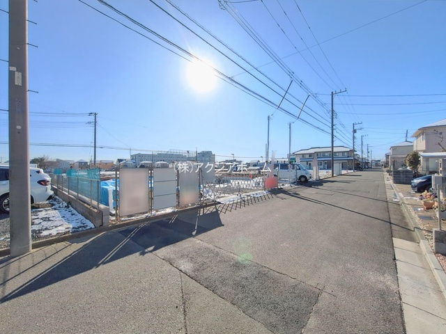 所沢市東狭山ケ丘3丁目・全５棟　新築一戸建　2号棟の外観|現地写真　2026年1月26日撮影