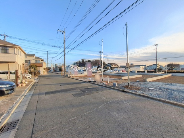 所沢市東狭山ケ丘3丁目・全５棟　新築一戸建　2号棟の外観|現地写真　2026年1月26日撮影