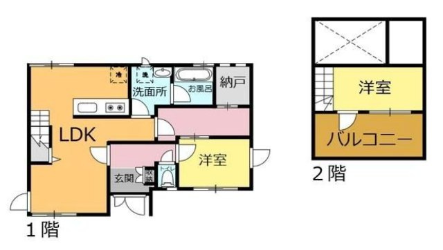 【中古戸建】太田市藪塚町の間取り|■間取り図｜敷地面積：274.18（約82.93坪）　建物面積：80.97（約24.49坪）