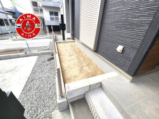 福岡市南区長住5丁目第8-3棟（3号棟）の外観|お庭で自由な時間を過ごせます。