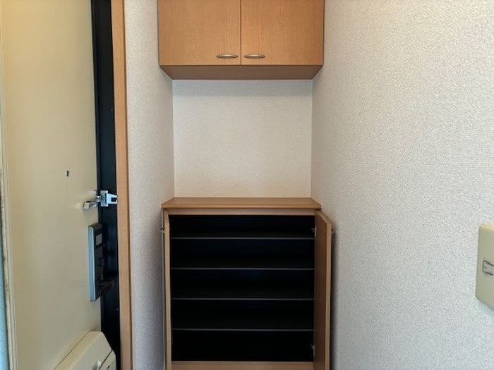 セジュールよあけの収納|玄関収納があるのもうれしいポイントです