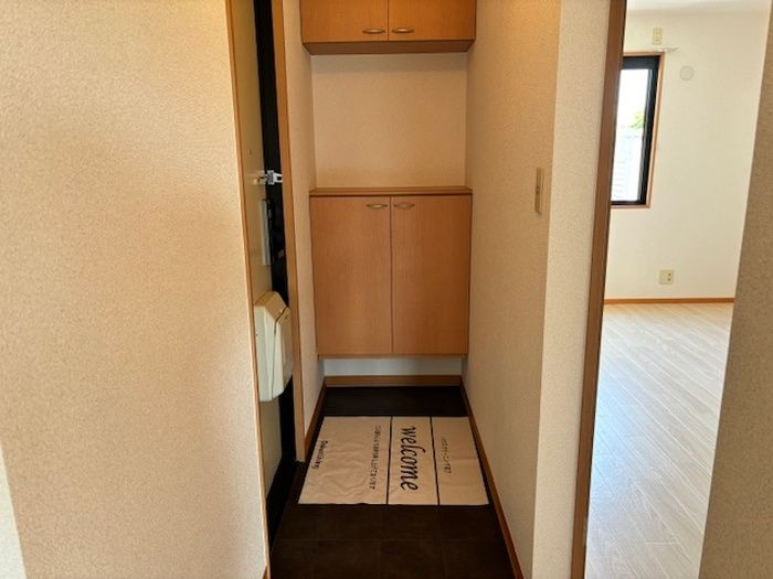 セジュールよあけの玄関|シンプルな玄関です