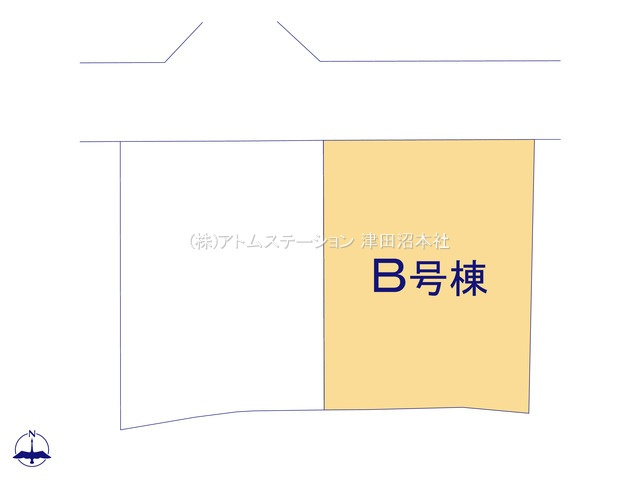 【区画図】 | アトムセレクト船橋市大穴北8丁目508番　B号棟