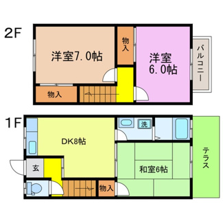 【間取り】 | かぎやハイツ・ニシムラ