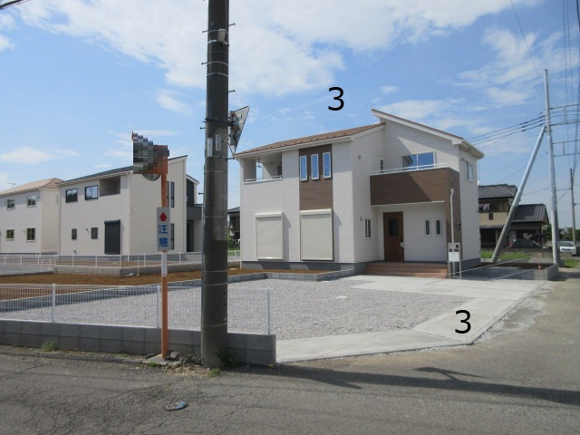 【仲介手数料無料】新築戸建　熊谷市中恩田467-1（全3棟）