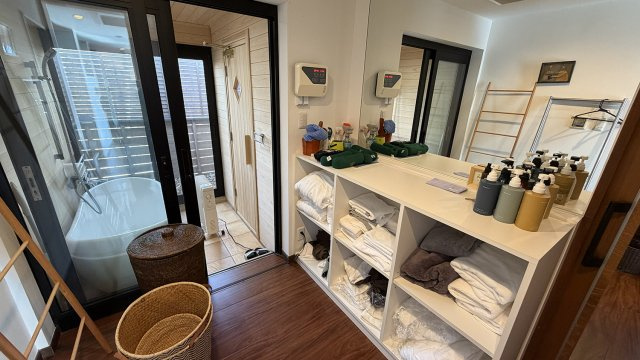 【動画付き】旧軽井沢倶楽部 遊び心満載の間取りの中古戸建の脱衣所