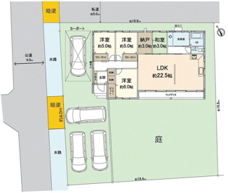 【間取り】 | 守山市播磨田町　中古戸建