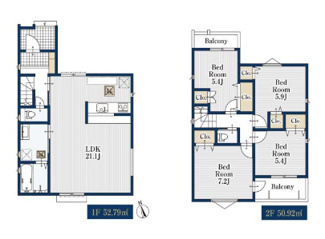  | 【名古屋市緑区曽根3丁目2506新築戸建1号棟】✨️仲介手数料無料✨️平子小学校・左京山中学校