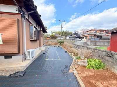 馬場ハウスの駐車場