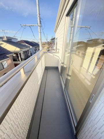三郷市幸房　新築戸建　全1棟のバルコニー|3階のバルコニーです