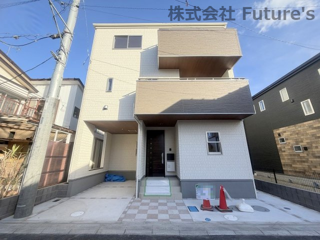 三郷市幸房　新築戸建　全1棟の外観|JR武蔵野線「三郷」駅徒歩14分の好立地