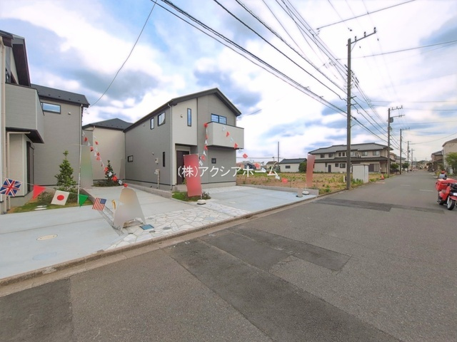 所沢市東狭山ケ丘3丁目・全5棟　新築一戸建　4号棟の前面道路含む現地写真|2026年5月26日撮影