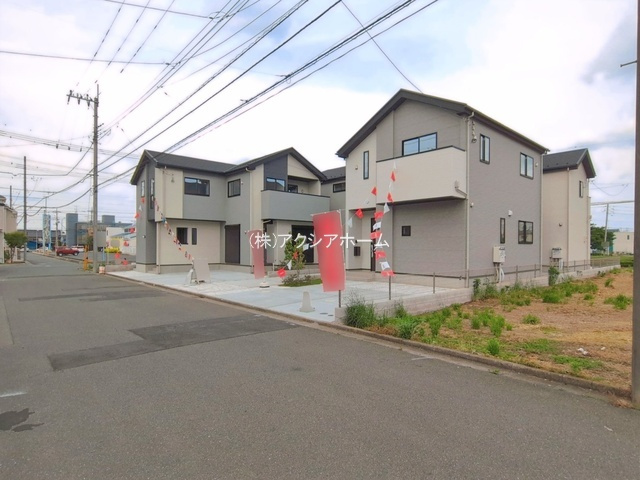 所沢市東狭山ケ丘3丁目・全5棟　新築一戸建　4号棟の前面道路含む現地写真|2026年5月26日撮影