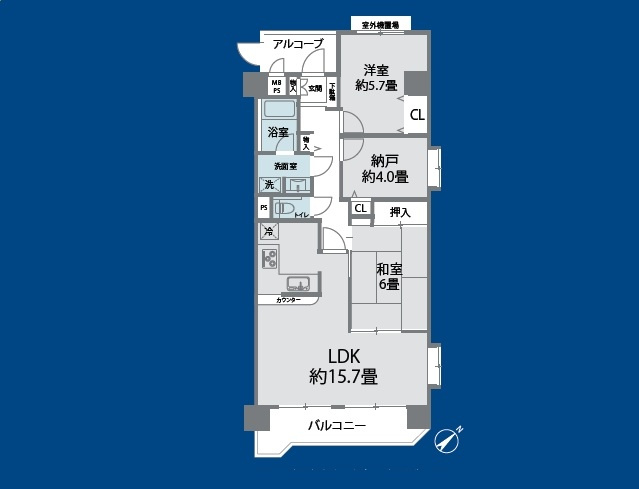 【間取り】の画像