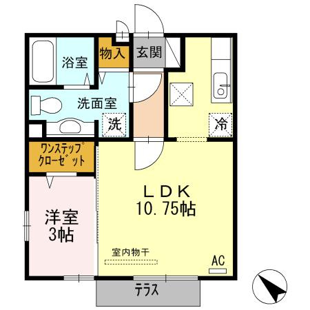 ブリエヴェール都の間取り|使い勝手の良い間取りです♪