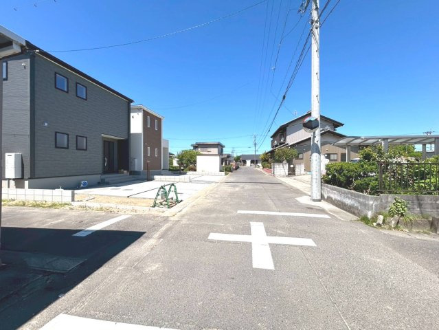リーブルガーデン　一宮市萩原町第二　全2区画分譲の前面道路含む現地写真|■前面道路　■ヤマダ不動産　株式会社リライフ　
■夢のマイホーム購入をフルサポートします！