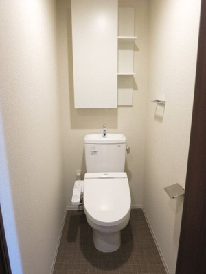 【トイレ】 | Ａ－ｓｔａｎｄａｒｄ芝浦 | 落ち着いた色調のトイレです