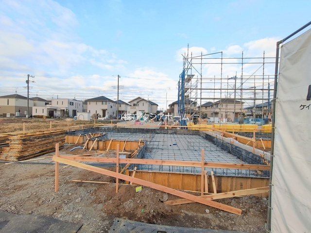 所沢市東狭山ケ丘3丁目・全５棟　新築一戸建　5号棟の外観|現地写真　2026年1月26日撮影