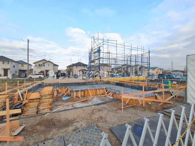 所沢市東狭山ケ丘3丁目・全５棟　新築一戸建　5号棟の外観|現地写真　2026年1月26日撮影