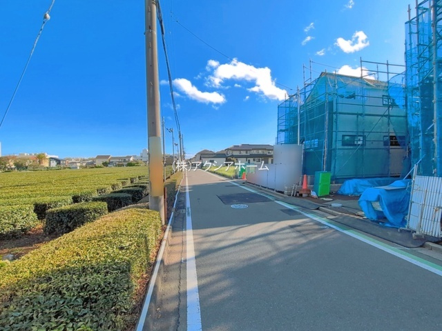 所沢市東狭山ケ丘3丁目・全５棟　新築一戸建　5号棟の外観|現地写真（2026年2月18日撮影）