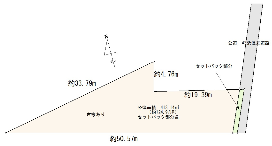 売地　柏市旭町4丁目の土地図