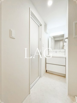 【洗面所】 | JU TOWER FRONT 北斎St | 独立洗面台です。