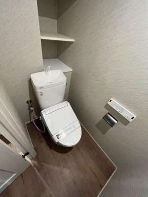 【トイレ】 | レジディア芝浦 | 落ち着いたトイレです