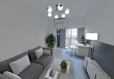 【居間・リビング】 | レジディア芝浦 | ゆったり過ごせるリビングです