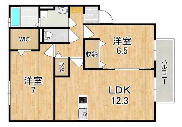 メゾンプレミールＢの間取り