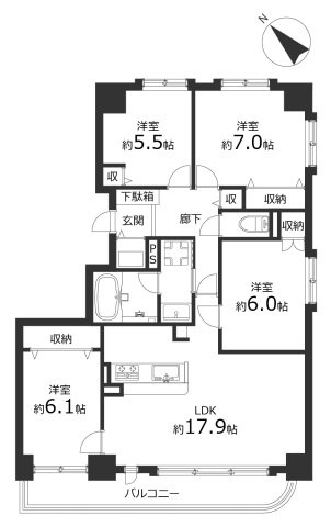  愛富丘館の間取り