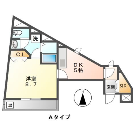 Le temps heureux”sの間取り