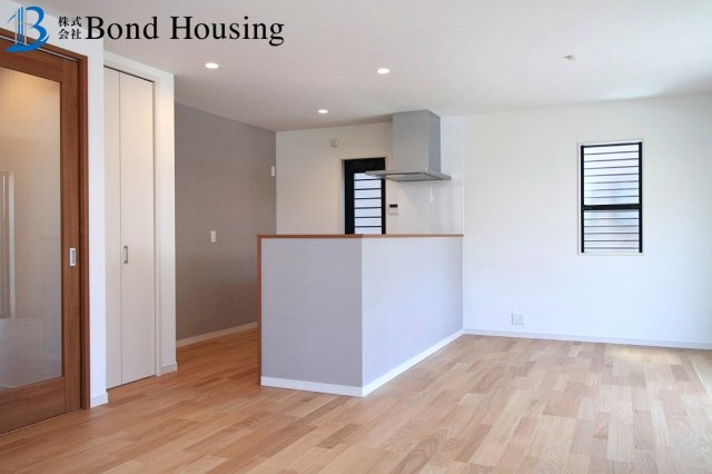 「こだわり設備」「LDK19帖」池上 新築戸建の居間・リビング