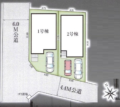 グラファーレ船橋市三山５丁目２６期の区画図