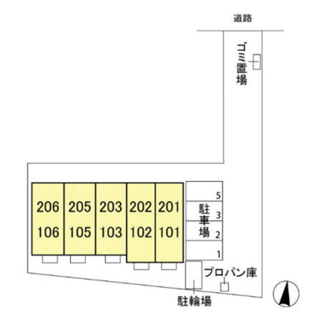 メゾンドエスポワールのその他|配置図