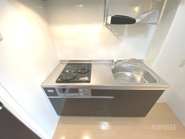 メゾンドエスポワールのキッチン|グリル付き2口コンロ☆彡